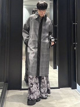 「アイテム（ステンカラーコート）」を使った、taigawedさん（メンズ・174cm・20代）の秋コーディネート