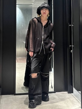 「HARE（ハレ）のアイテム（スウェット）」を使った、taigawedさん（メンズ・174cm）の春コーディネート