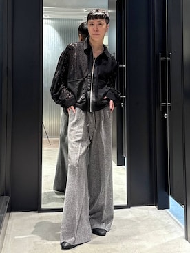 「アイテム（バレエシューズ）」を使った、taigawedさん（メンズ・174cm・20代）の夏コーディネート