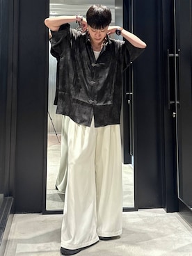 「HARE（ハレ）のアイテム（サンダル）」を使った、taigawedさん（メンズ・174cm）の夏コーディネート