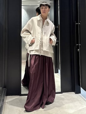 「HARE（ハレ）のアイテム（その他パンツ）」を使った、taigawedさん（メンズ・174cm・20代）の秋コーディネート