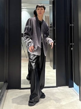 「アイテム（カーディガン/ボレロ）」を使った、taigawedさん（メンズ・174cm・20代）の夏コーディネート