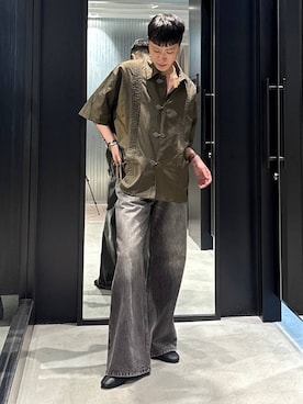 「アイテム（バレエシューズ）」を使った、taigawedさん（メンズ・174cm・20代）の夏コーディネート