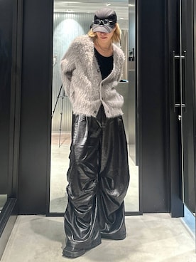 「HARE（ハレ）のアイテム（帽子）」を使った、taigawedさん（メンズ・174cm）の秋コーディネート