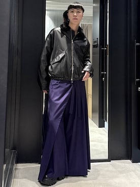 「HARE（ハレ）のアイテム（ブルゾン）」を使った、taigawedさん（メンズ・174cm）の秋コーディネート