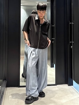 「HARE（ハレ）のアイテム」を使った、taigawedさん（メンズ・174cm）の夏コーディネート