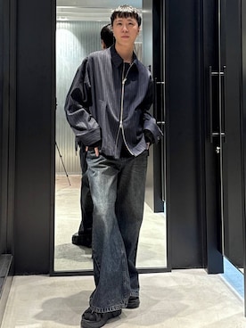 「アイテム（ブルゾン）」を使った、taigawedさん（メンズ・174cm）の夏コーディネート
