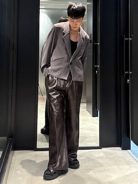 「アイテム（テーラードジャケット）」を使った、taigawedさん（メンズ・174cm）の夏コーディネート