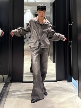 「アイテム（バレエシューズ）」を使った、taigawedさん（メンズ・174cm・20代）の夏コーディネート