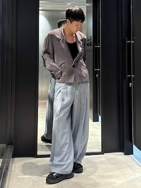 「HARE（ハレ）のアイテム」を使った、taigawedさん（メンズ・174cm）の夏コーディネート