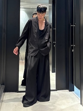 「アイテム（テーラードジャケット）」を使った、taigawedさん（メンズ・174cm・20代）の夏コーディネート