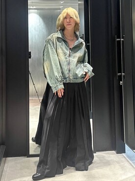 「アイテム（ブルゾン）」を使った、taigawedさん（メンズ・174cm・20代）の夏コーディネート