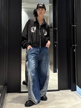 「HARE（ハレ）のアイテム（ブルゾン）」を使った、taigawedさん（メンズ・174cm）の秋コーディネート