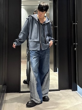 「HARE（ハレ）のアイテム（タンクトップ）」を使った、taigawedさん（メンズ・174cm）の秋コーディネート