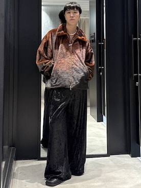 「HARE（ハレ）のアイテム（ブルゾン）」を使った、taigawedさん（メンズ・174cm）の秋コーディネート