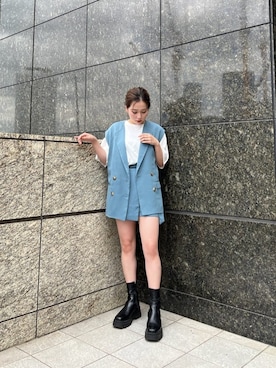 國岡朋実さん（レディース・156cm）の夏コーディネート