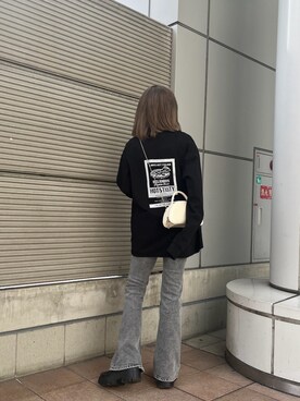 國岡朋実さん(レディース・156cm)の春コーディネート