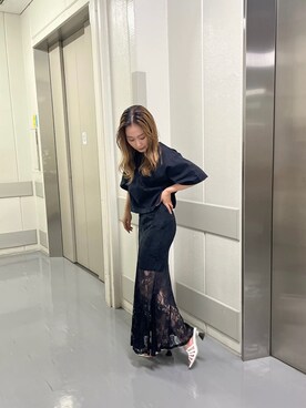 國岡朋実さん（レディース・156cm）の夏コーディネート