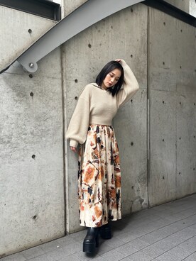 國岡朋実さん（レディース・156cm）の夏コーディネート