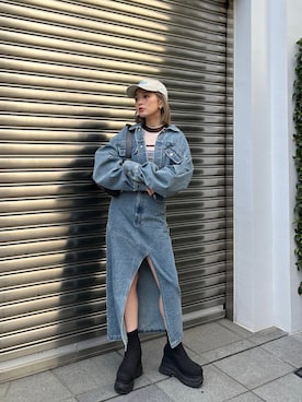 國岡朋実さんの（MURUA | ムルーア）を使ったコーディネート