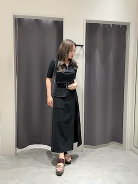 國岡朋実さん（レディース・156cm）の夏コーディネート