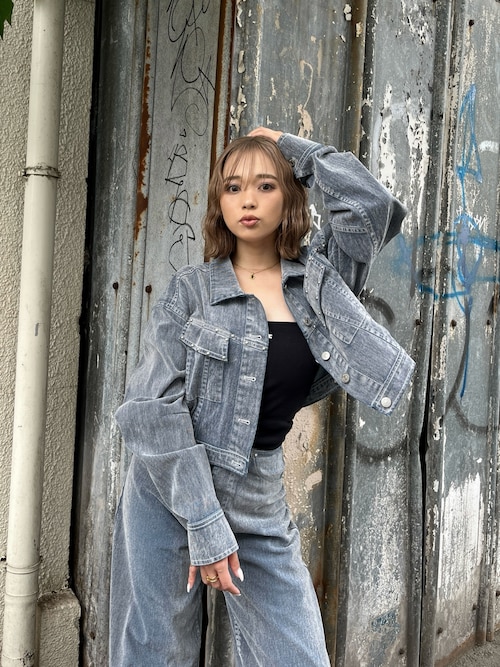 MURUA國岡朋実さんのデニムジャケットを使ったコーディネート - ZOZOTOWN
