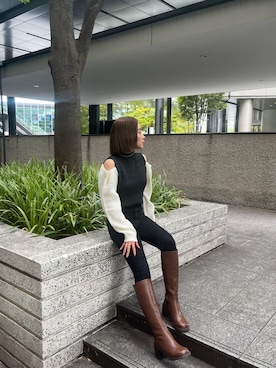 國岡朋実さん（レディース・156cm）の夏コーディネート