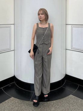 國岡朋実さん（レディース・156cm）の夏コーディネート