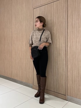 國岡朋実さん（レディース・156cm）の夏コーディネート