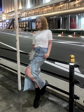 國岡朋実さんの（MURUA | ムルーア）を使ったコーディネート