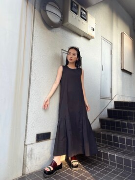 國岡朋実さん(レディース・156cm)の夏コーディネート