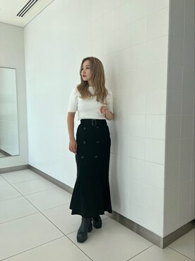 國岡朋実さん（レディース・156cm）の夏コーディネート