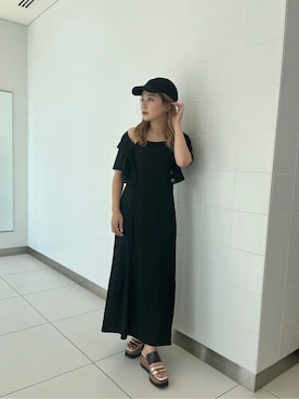 國岡朋実さん（レディース・156cm）の夏コーディネート