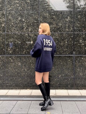 國岡朋実さん（レディース・156cm）の秋コーディネート