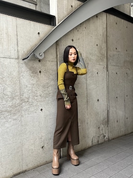 國岡朋実さん(レディース・156cm)の夏コーディネート