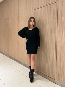 國岡朋実さん（レディース・156cm）の秋コーディネート