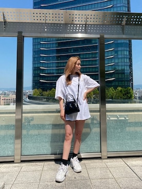 國岡朋実さん（レディース・156cm）の春コーディネート