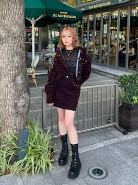 國岡朋実さんのコーディネート