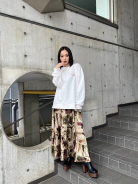 國岡朋実さん（レディース・156cm）の夏コーディネート