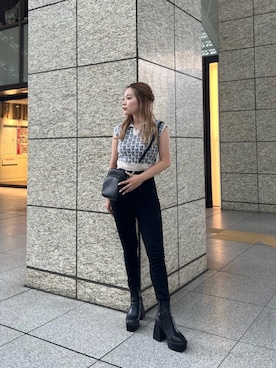 國岡朋実さん（レディース・156cm）の夏コーディネート