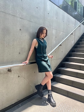 國岡朋実さん（レディース・156cm）の夏コーディネート