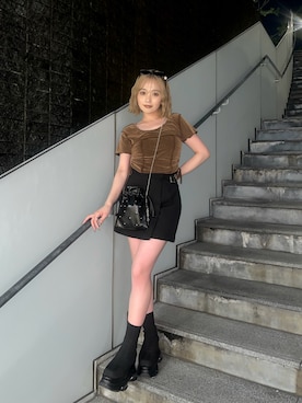 國岡朋実さんのコーディネート