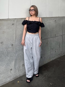 國岡朋実さん(レディース・156cm)の夏コーディネート