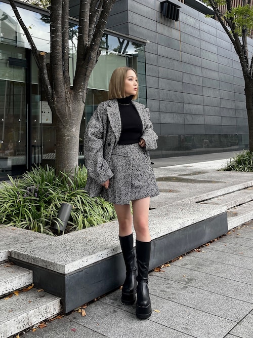 セール】【SET UP対応】ツイードキュロット（スカート）｜MURUA