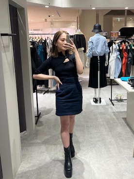 國岡朋実さん（レディース・156cm）の夏コーディネート