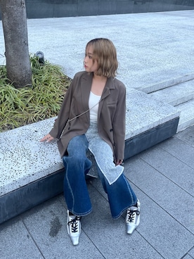 國岡朋実さんの（MURUA | ムルーア）を使ったコーディネート