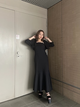 國岡朋実さん（レディース・156cm）の春コーディネート