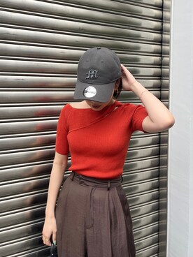 國岡朋実さん(レディース・156cm)の夏コーディネート