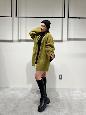 國岡朋実さん（レディース・156cm）の秋コーディネート