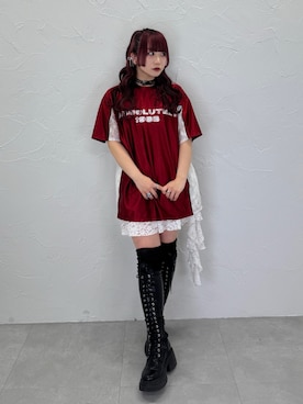 「jouetie（ジュエティ）のアイテム」を使った、MARIさん（骨格ストレート・レディース・153cm）の冬コーディネート